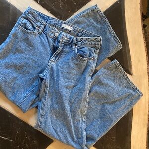 Stylish Denim Wide Leg Jeans